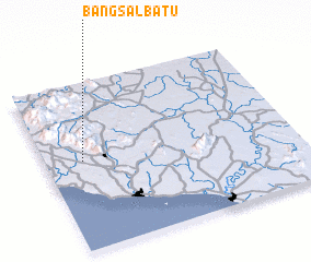 3d view of Bangsal Batu