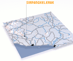 3d view of Simpang Kelemak