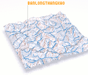 3d view of Ban Lôngthang-Kao