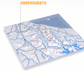 3d view of Kampong Batu