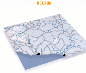 3d view of Melaka