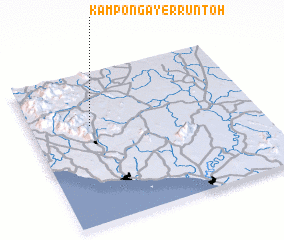 3d view of Kampong Ayer Runtoh