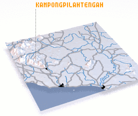 3d view of Kampong Pilah Tengah