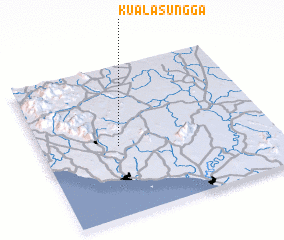 3d view of Kuala Sungga