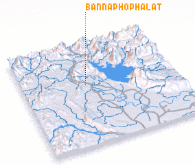 3d view of Ban Naphôpha Lat