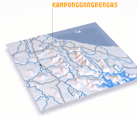 3d view of Kampong Gong Rengas