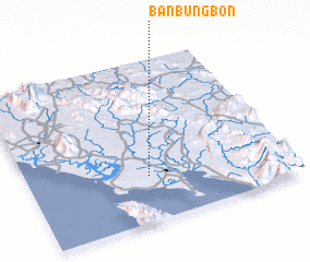 3d view of Ban Bung Bon