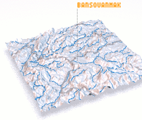 3d view of Ban Souanmak