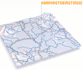 3d view of Kampung Tebing Tinggi