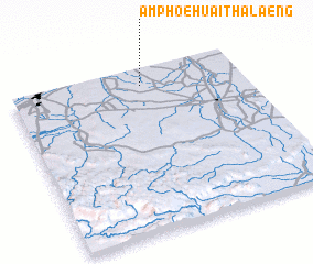 3d view of Amphoe Huai Thalaeng