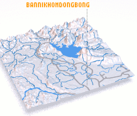 3d view of Ban Nikhom Dôngbong