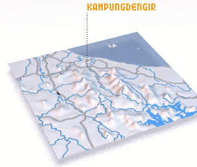 3d view of Kampung Dengir