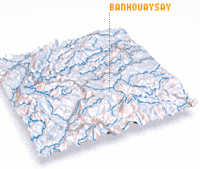 3d view of Ban Houay Say