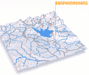 3d view of Ban Phônmouang