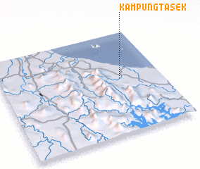 3d view of Kampung Tasek