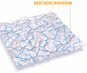 3d view of Ban Chomchiang-Nua