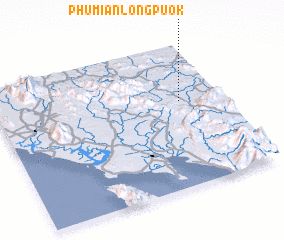 3d view of Phumĭ Ânlóng Puŏk