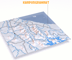 3d view of Kampung Rahmat