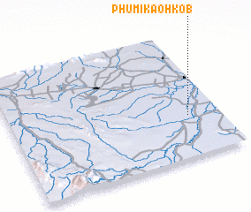 3d view of Phumĭ Kaôh Kob