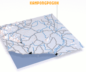 3d view of Kampong Pogoh