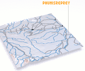 3d view of Phumĭ Srê Prey