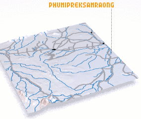 3d view of Phumĭ Prêk Sâmraông