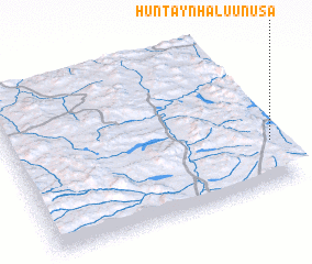 3d view of Huntayn Haluun Usa