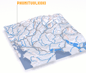 3d view of Phumĭ Tuŏl Kôki