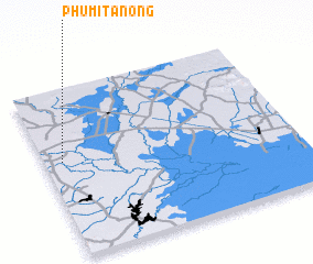 3d view of Phumĭ Ta Nóng