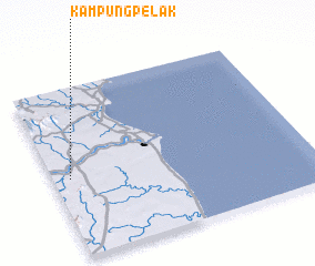 3d view of Kampung Pelak