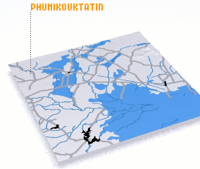 3d view of Phumĭ Koŭk Ta Tĭn