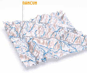 3d view of Nậm Cum