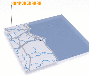 3d view of Kampong Kawah