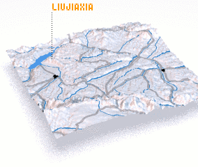 3d view of Liujiaxia