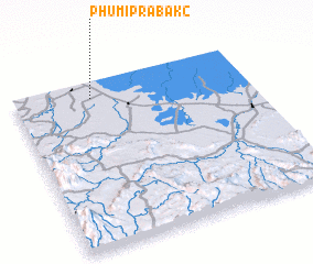 3d view of Phumĭ Prâbăk (2)
