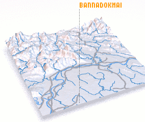 3d view of Ban Na Dok Mai