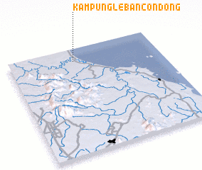 3d view of Kampung Leban Condong