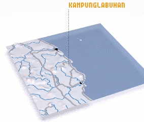 3d view of Kampung Labuhan