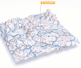 3d view of Bản Ngai