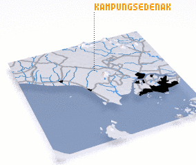 3d view of Kampung Sedenak