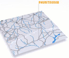 3d view of Phumĭ Trônób