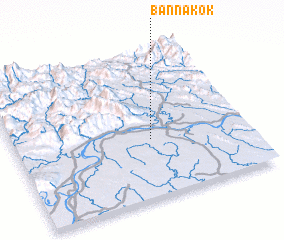 3d view of Ban Na Kok