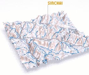 3d view of Sin Chải