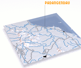 3d view of Padang Endau