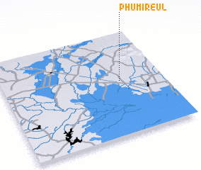 3d view of Phumĭ Reul