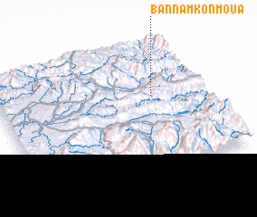 3d view of Ban Namkonmoua