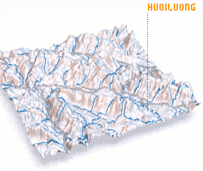 3d view of Huổi Luông