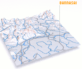 3d view of Ban Na Sai