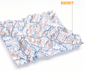 3d view of Bản Mit