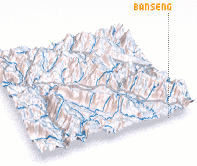 3d view of Bản Seng